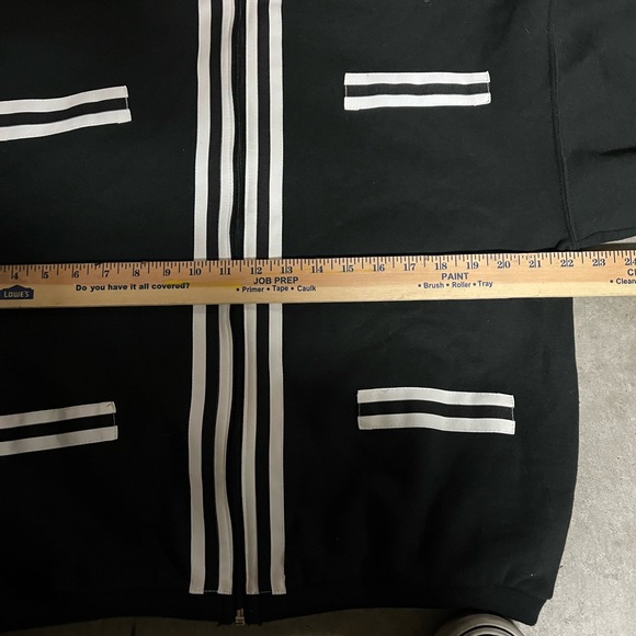 Vintage Jerzees Pin Stripe Zip Up Sweatshirt 🌵 - Picture 5 of 11